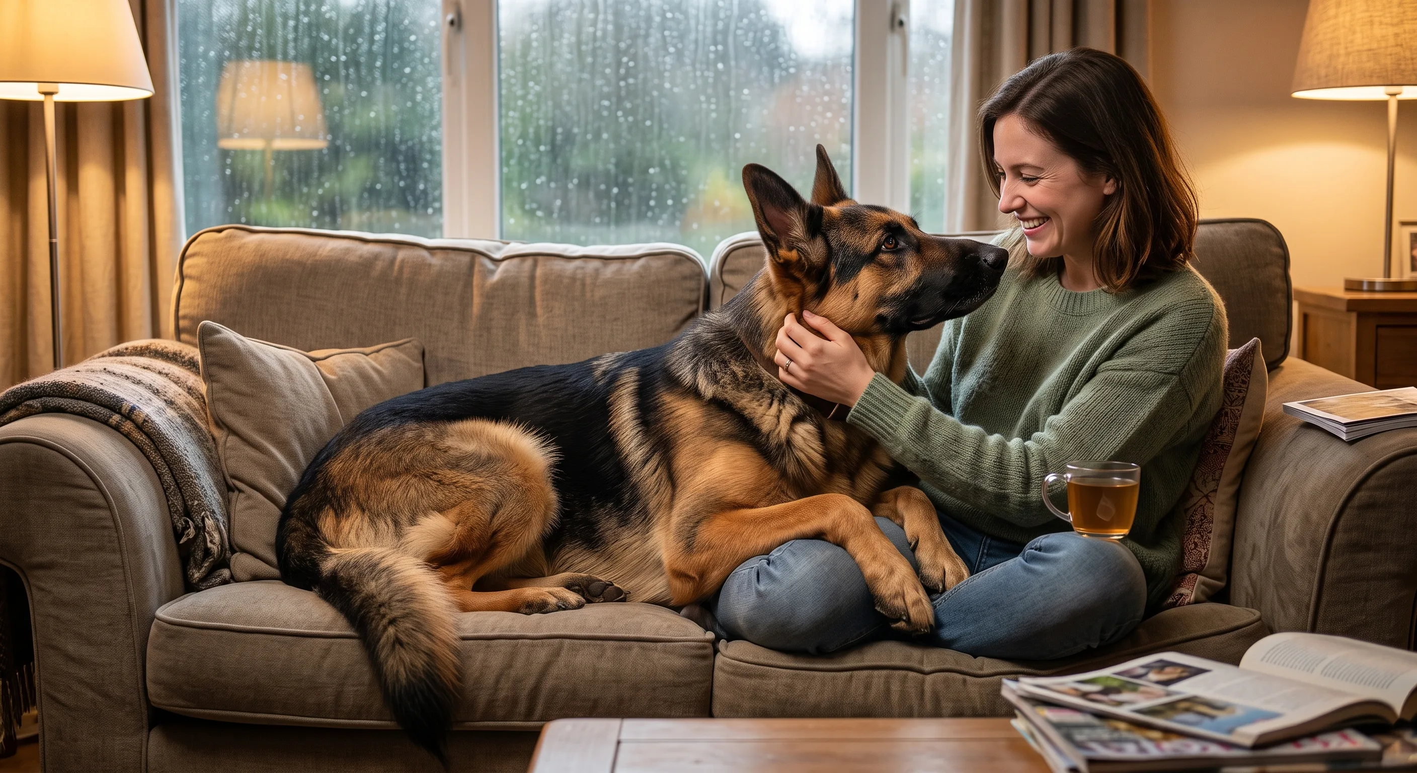 velcro dog - یک سگ ژرمن بسیار وابسته به صاحبش