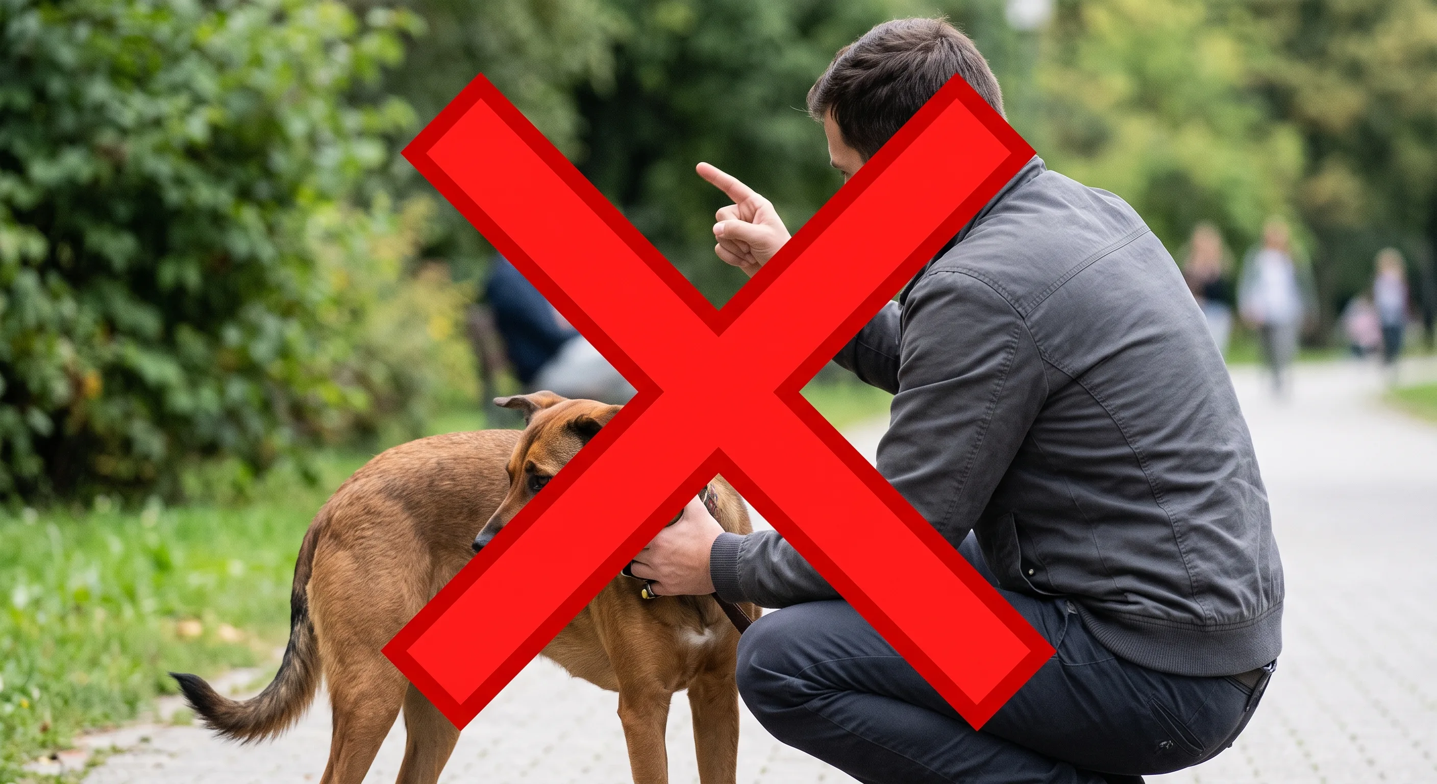هر نوع تنبیهی برای سگ‌ها کاملا ممنوع هست